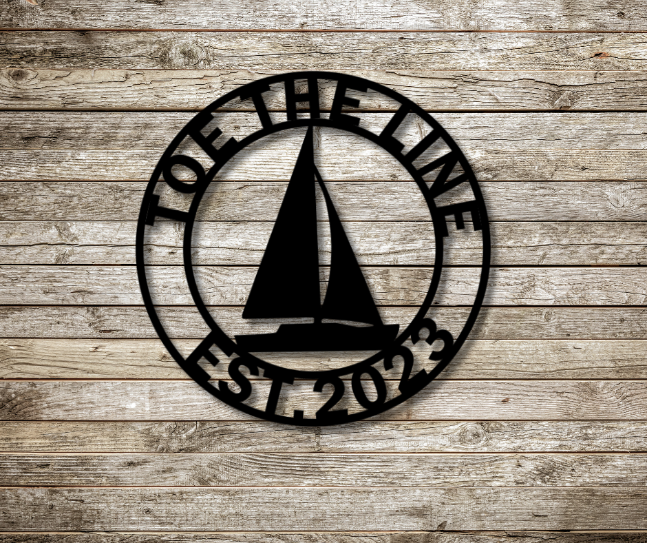 Sailboat Address Sign-Custom