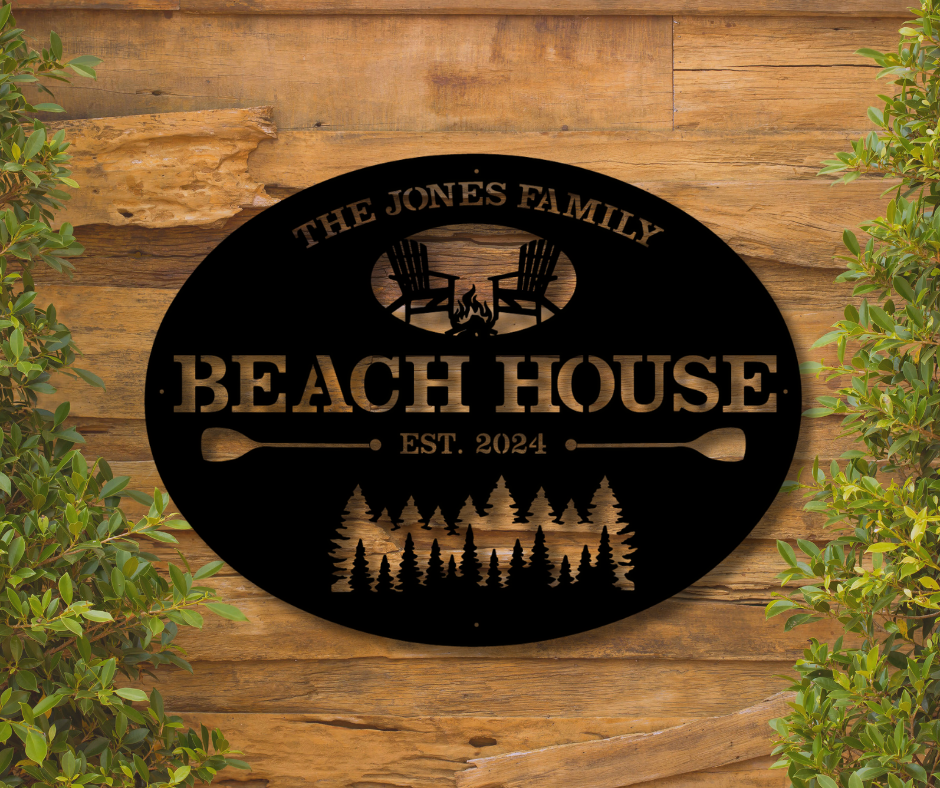 Beach House Custom Sign