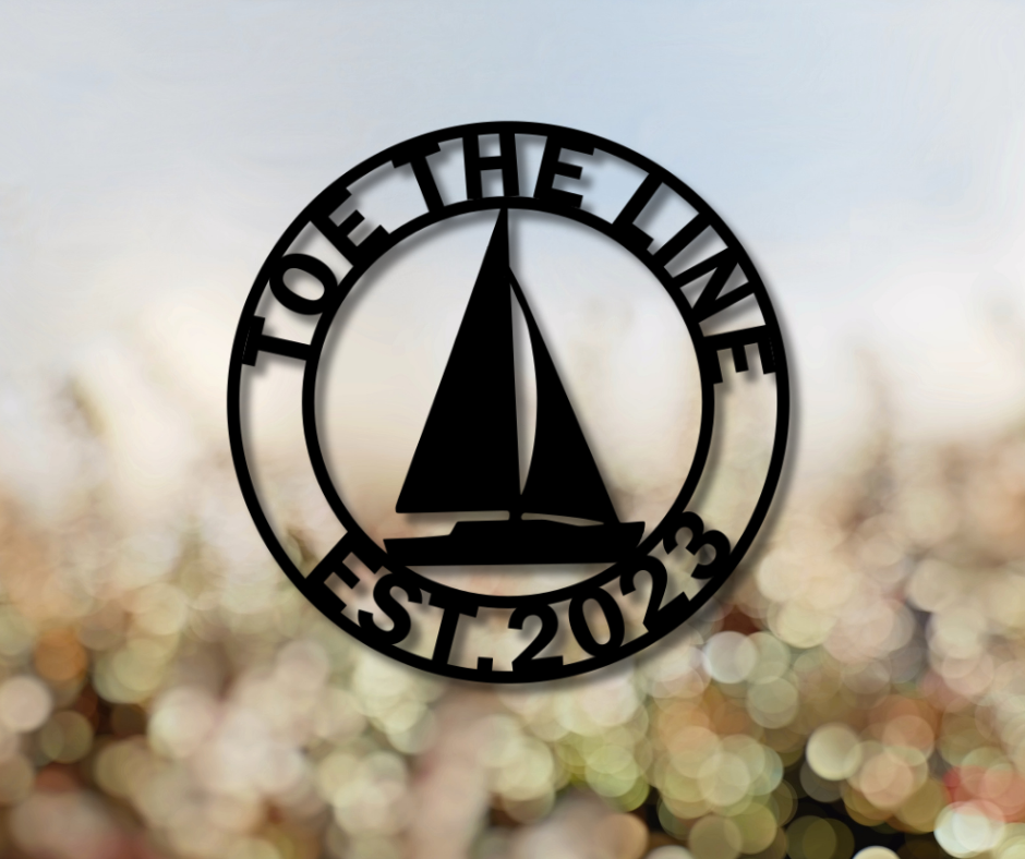 Sailboat Address Sign-Custom