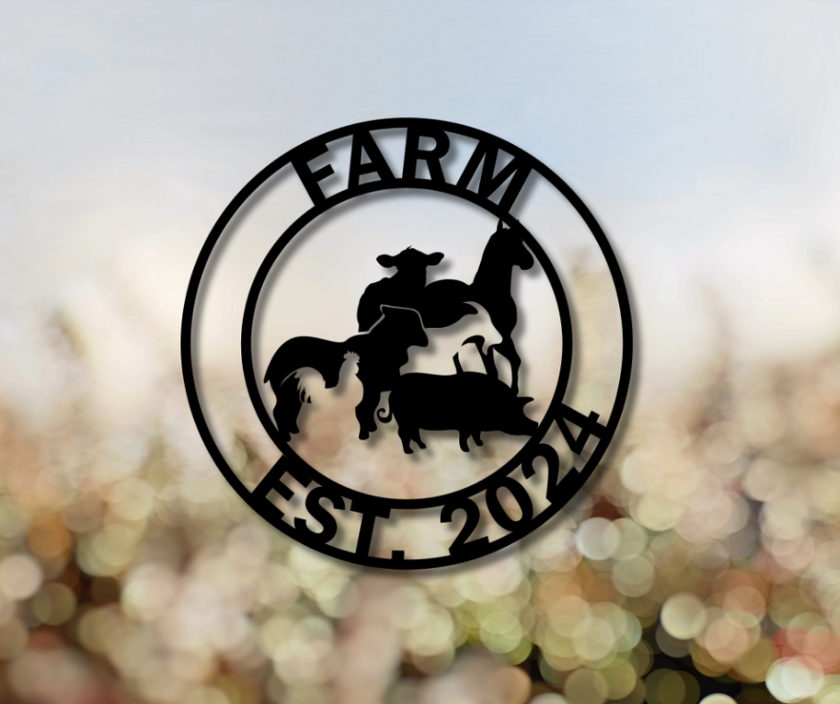 Farm Address Sign-Custom