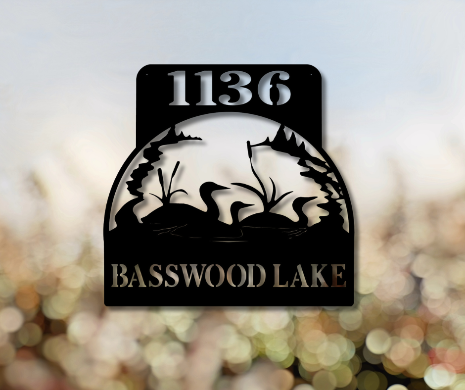 Loon Address Sign-Custom