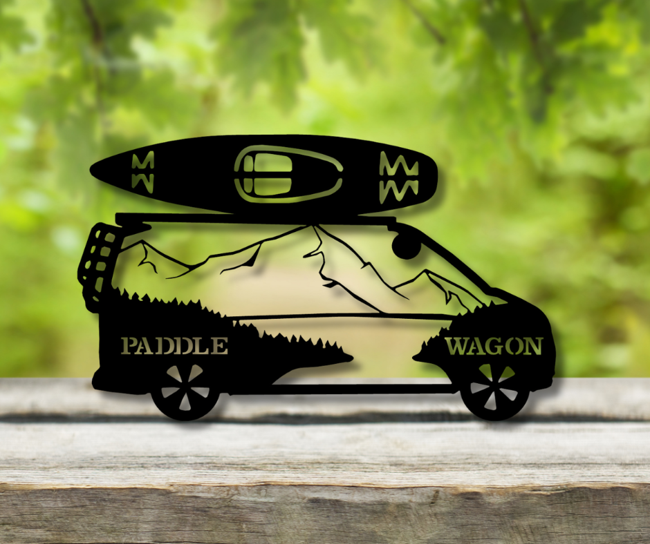 Paddle Wagon Sign