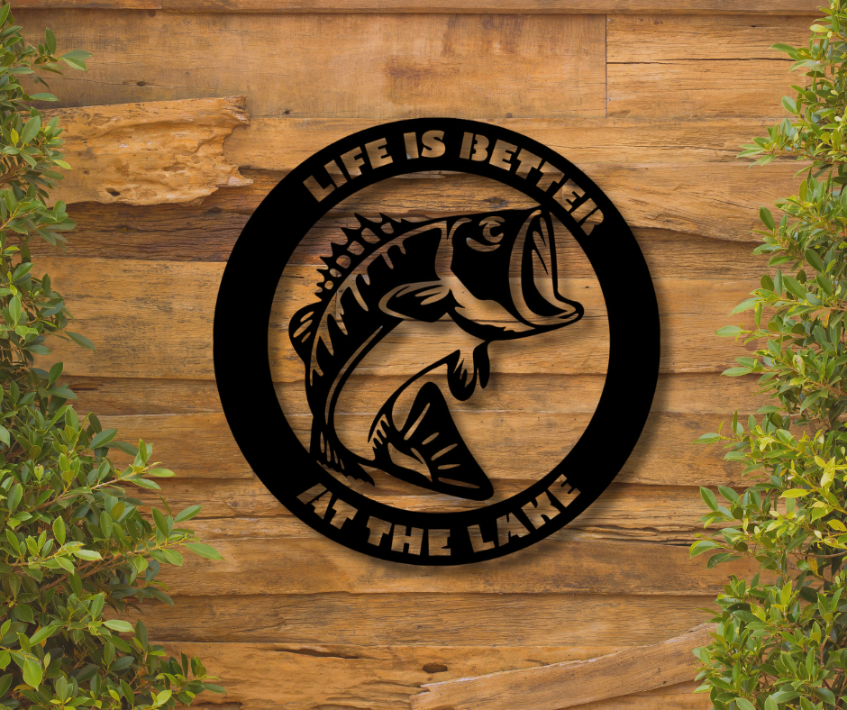 Life is Better at the Lake Sign