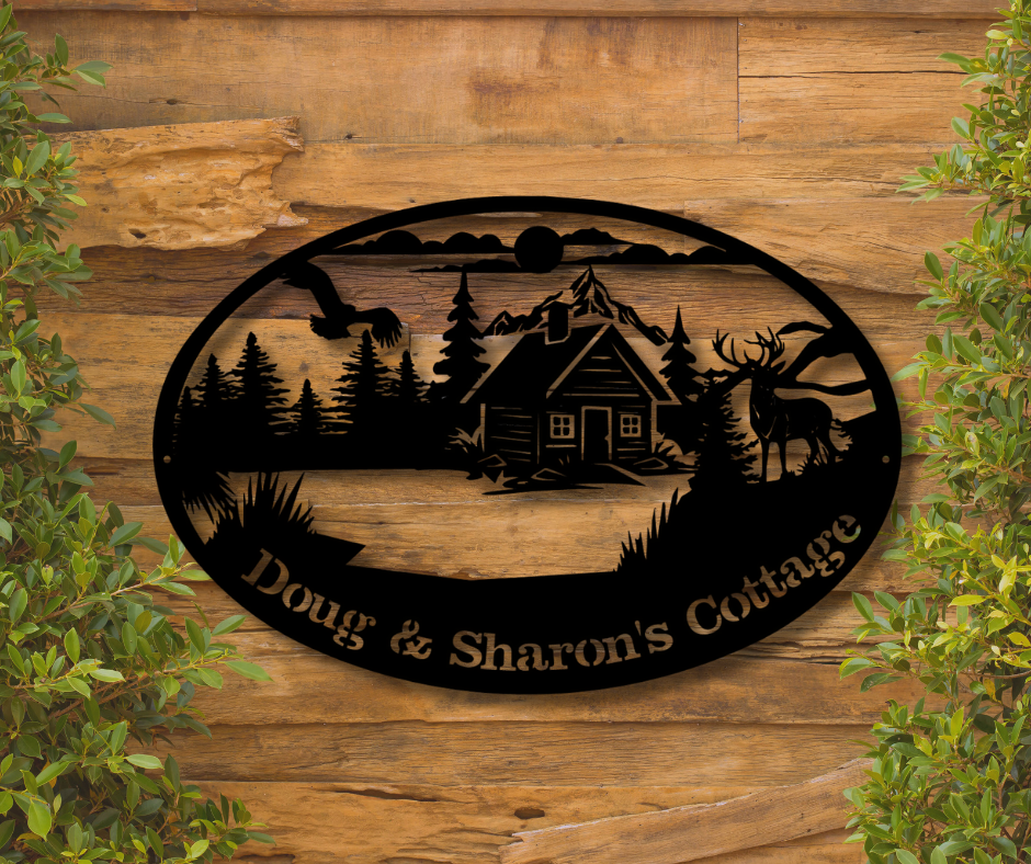 Cabin in the Woods Custom Sign