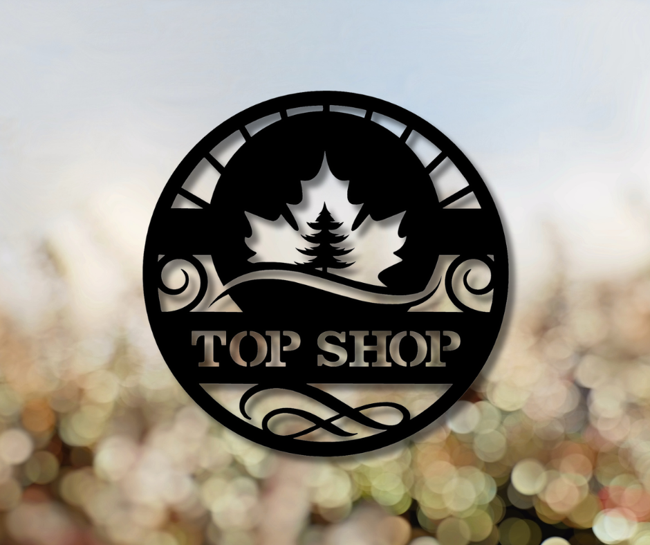 Canadian Maple Leaf Custom Sign