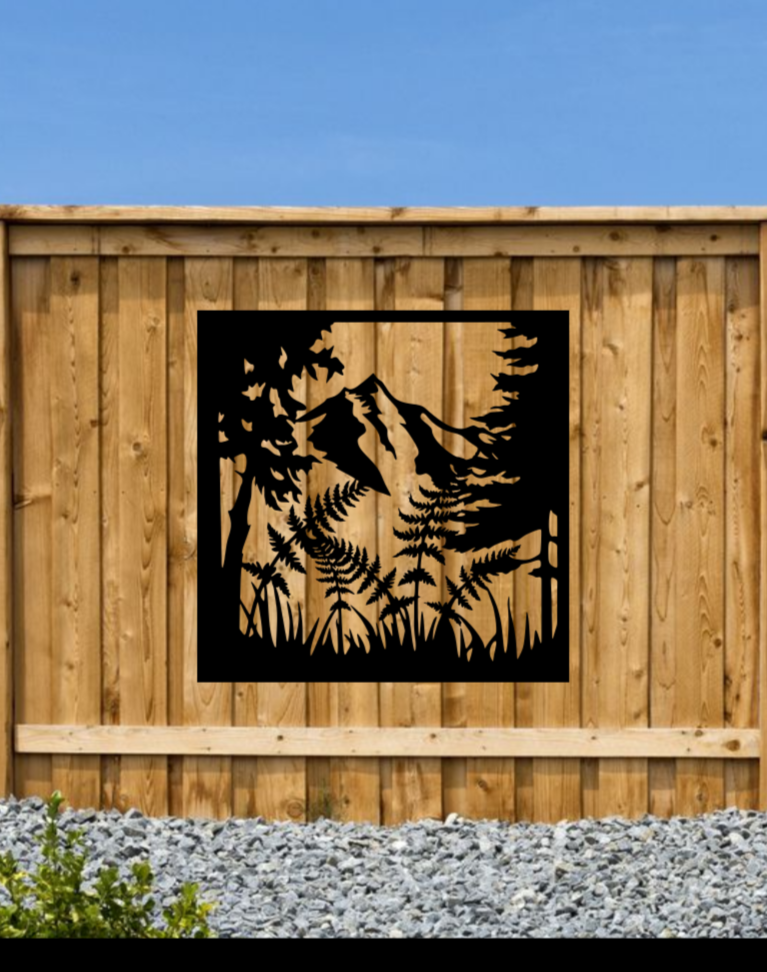 Nature View Fence Sign