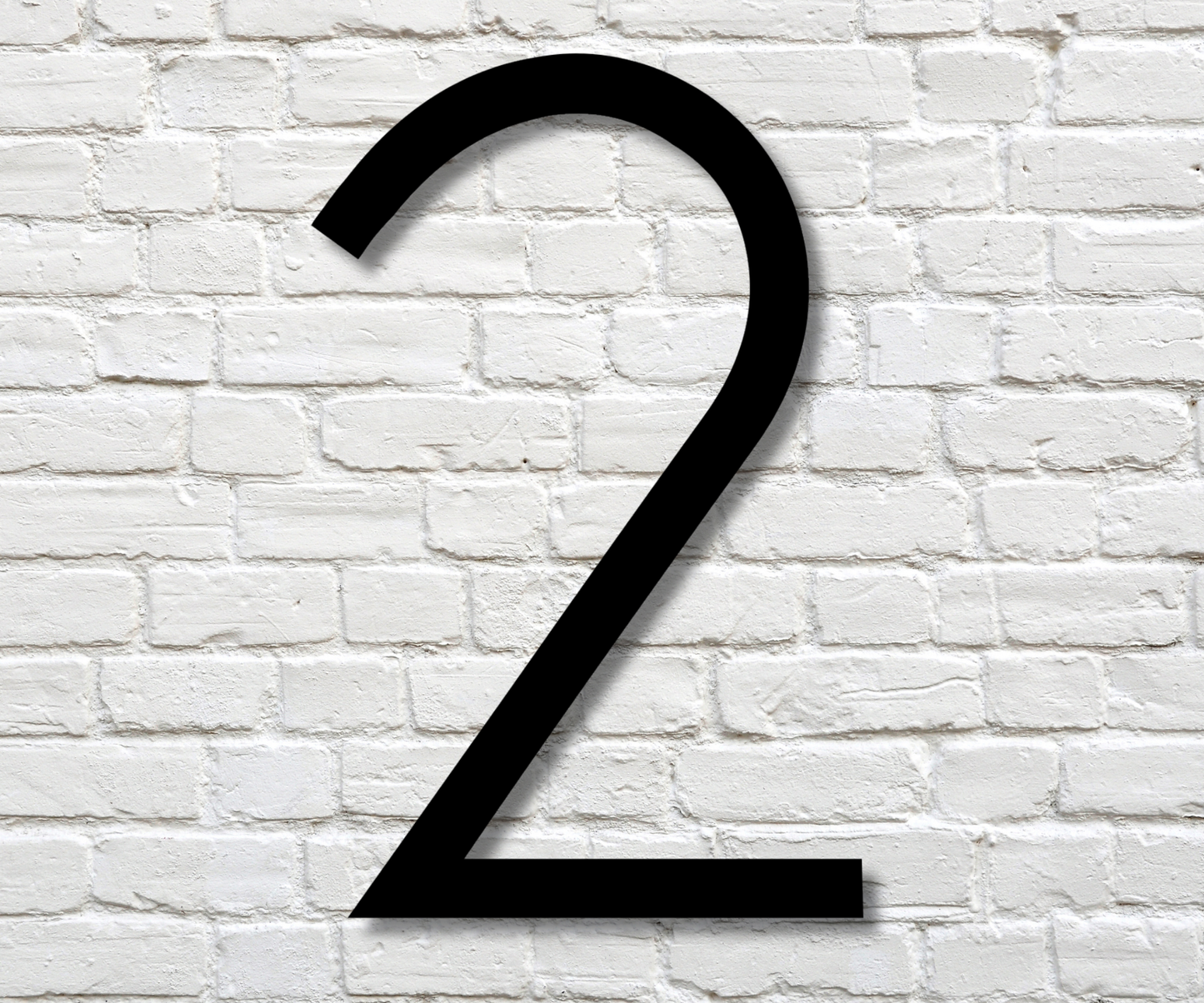 Modern Number Two Sign