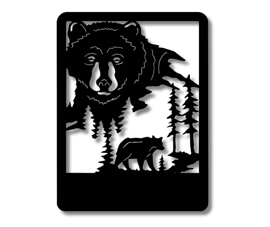 Bear Head Sign-Custom