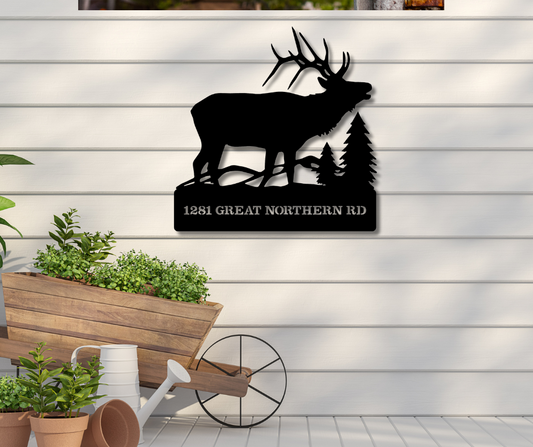 Elk Sign-Custom