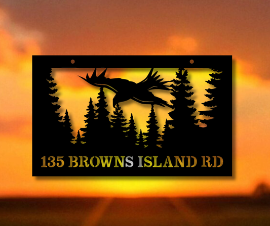 Flying Eagle Custom Sign