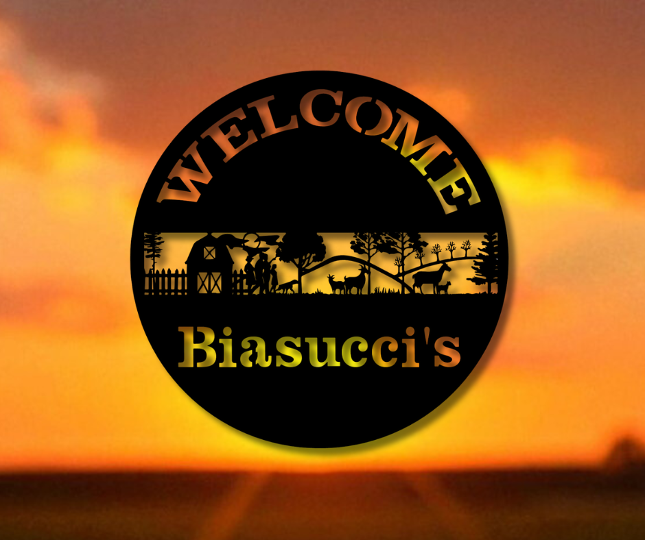 Goat Farm Custom Sign