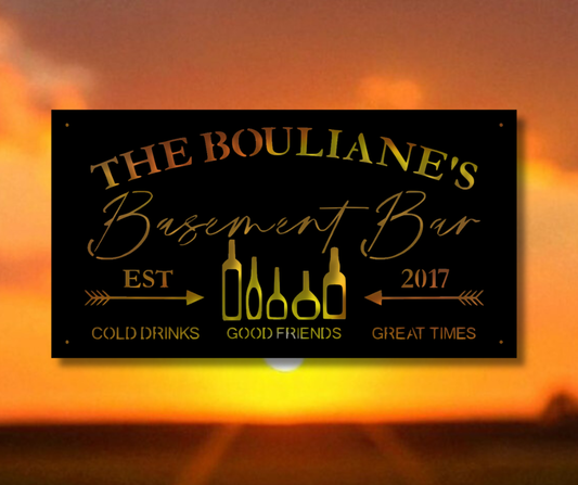 Bar Sign Custom Sign