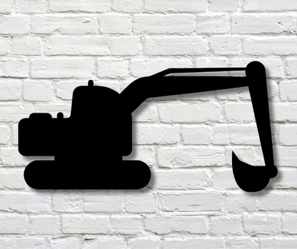 Large Excavator Sign
