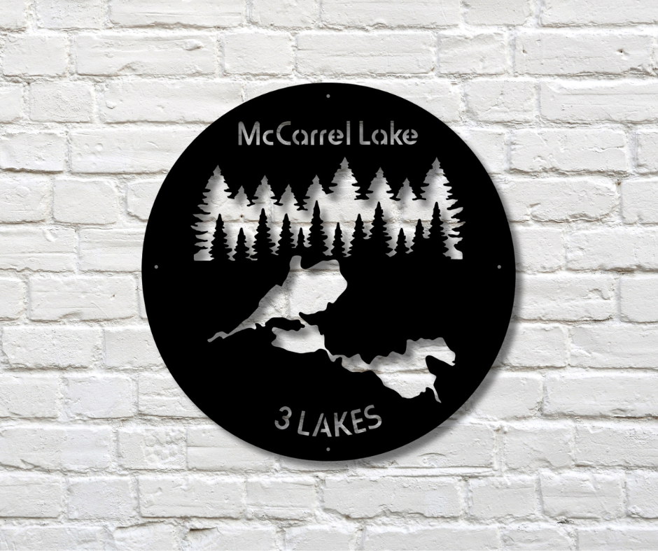 McCarrel Lake Polycarbonate Sign