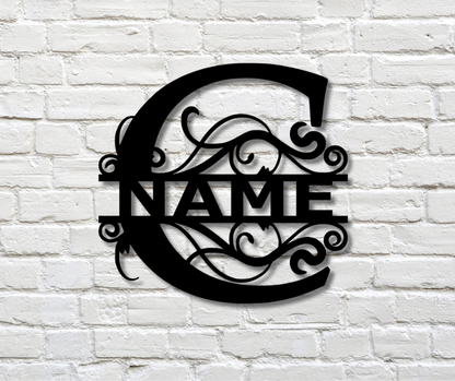 Letter "C" Monogram Sign