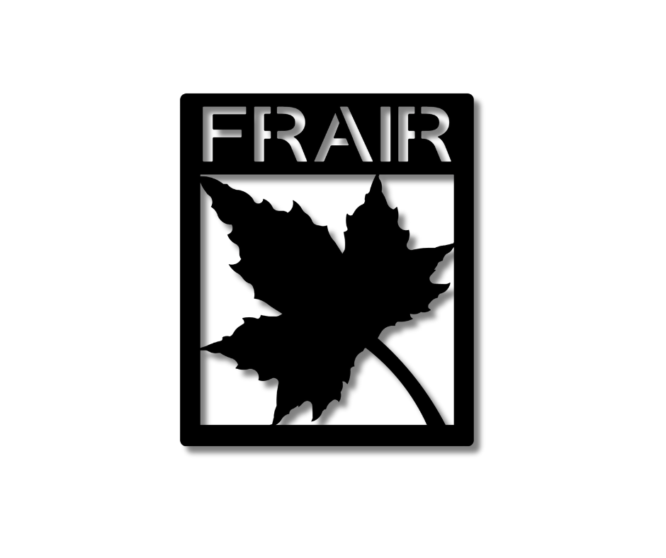 Rectangular Canadian Maple Leaf Custom Sign