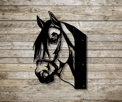 Peeking Horse
