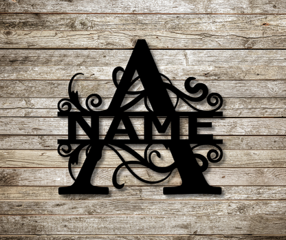 Letter "A" Monogram Sign