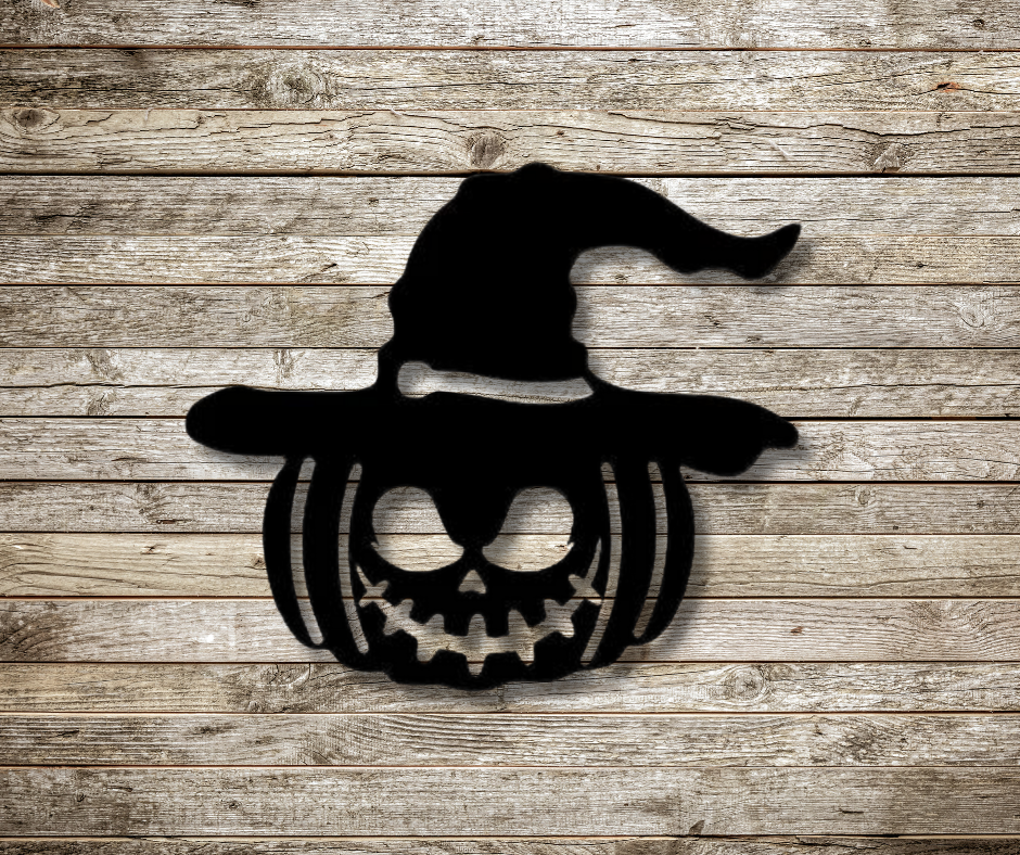 Pumpkin Witch Sign
