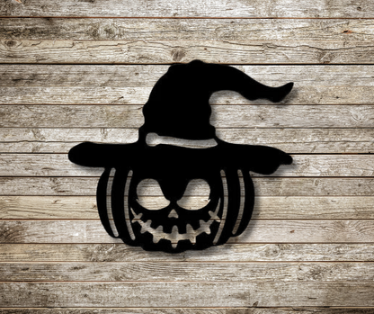 Pumpkin Witch Sign