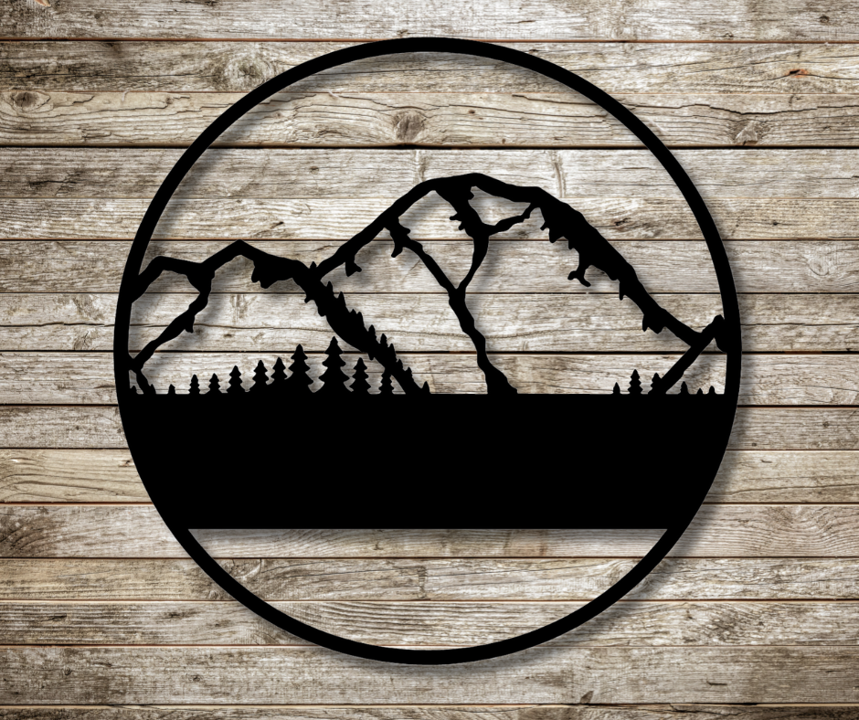 Mountain View Custom Sign