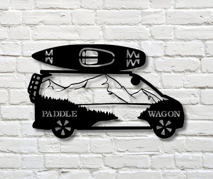 Paddle Wagon Sign
