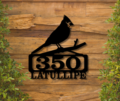 Robin. Shop Sign Robin Address Sign-Custom – Steel City Signs