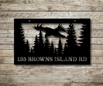 Flying Eagle Custom Sign