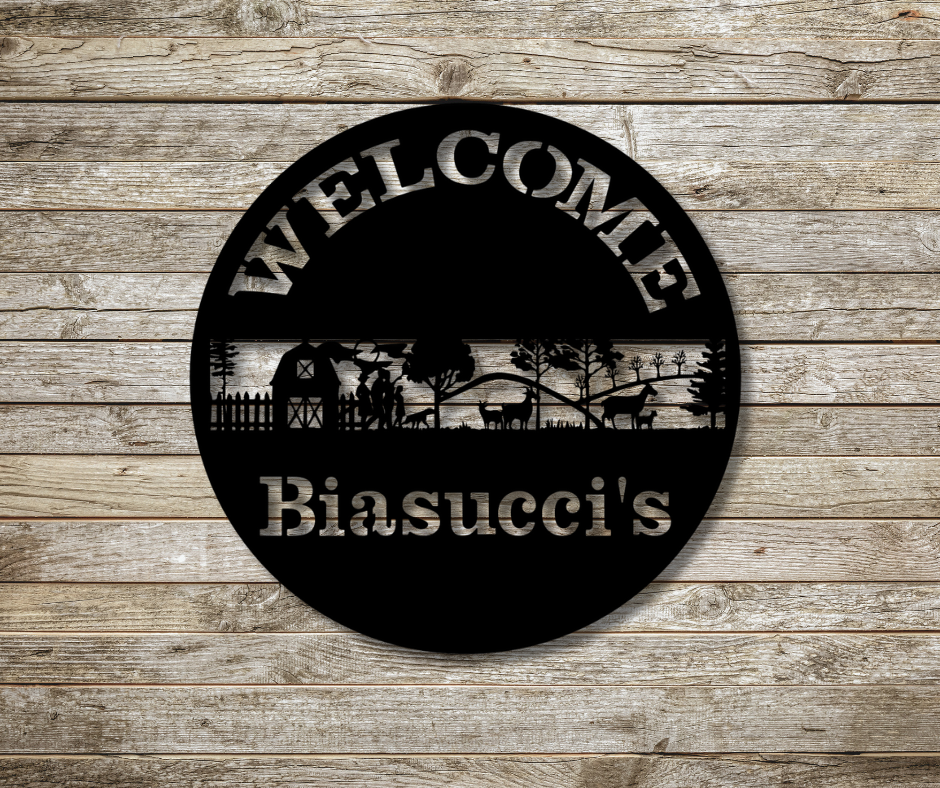 Goat Farm Custom Sign