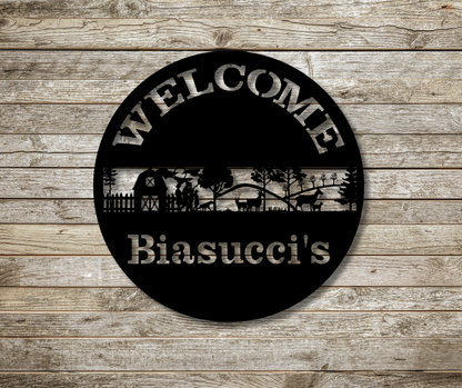 Goat Farm Custom Sign