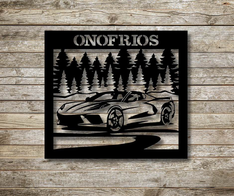 Corvette Custom Sign