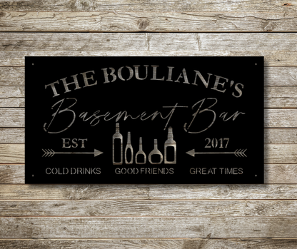 Bar Sign Custom Sign