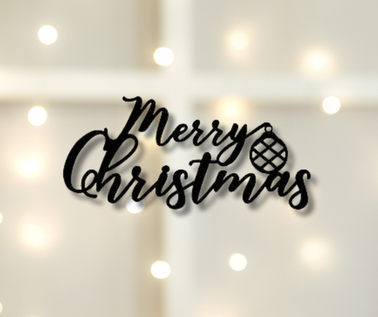 Merry Christmas ORNAMENT Sign