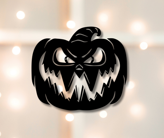 Scary Pumpkin Sign