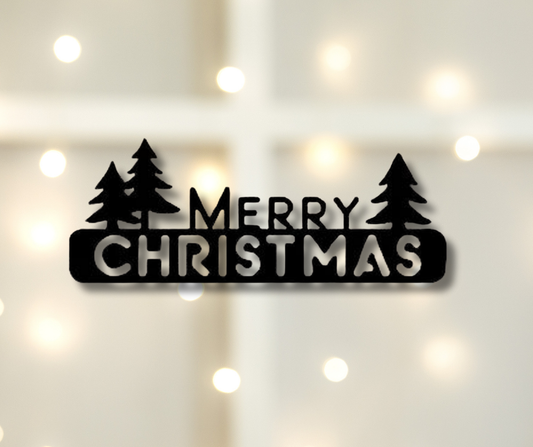 Merry Christmas TREES Sign
