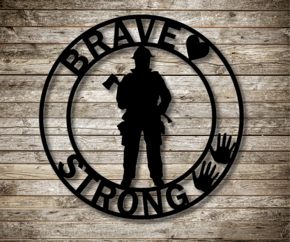 Brave Hearts, Strong Hands Sign