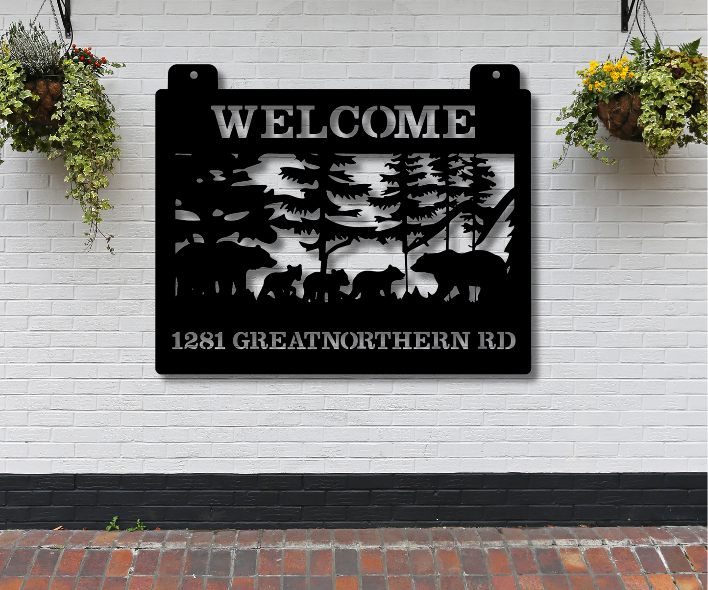 Bear Address Sign-Custom