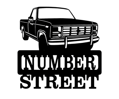 Truck Address Sign-Custom