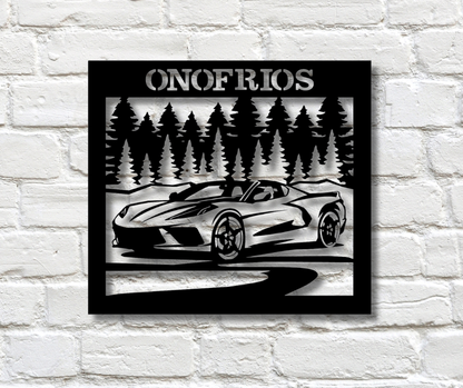 Corvette Custom Sign