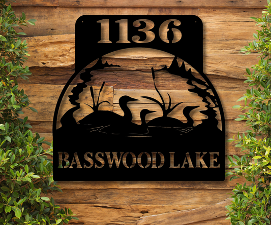 Loon Address Sign-Custom