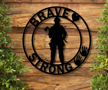 Brave Hearts, Strong Hands Sign