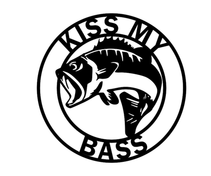 Kiss my Bass Sign