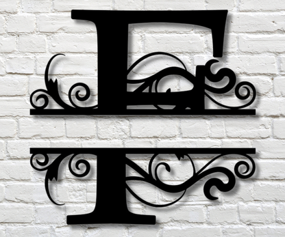 Letter "F" Monogram Sign