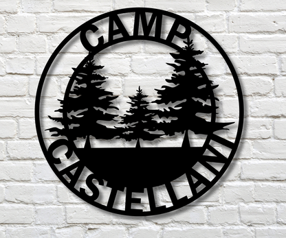 Camp Trees Sign