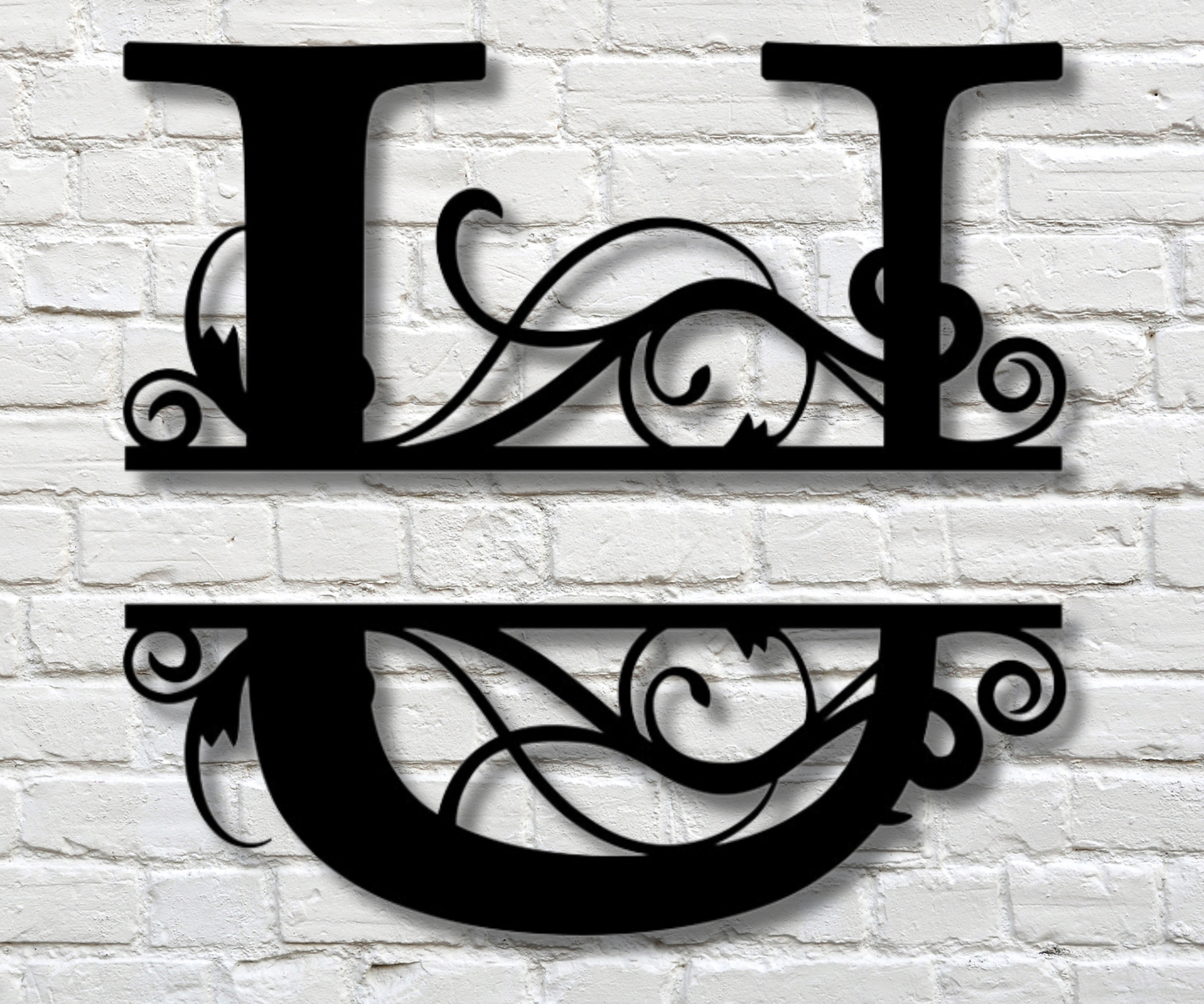 Letter "U" Monogram Sign