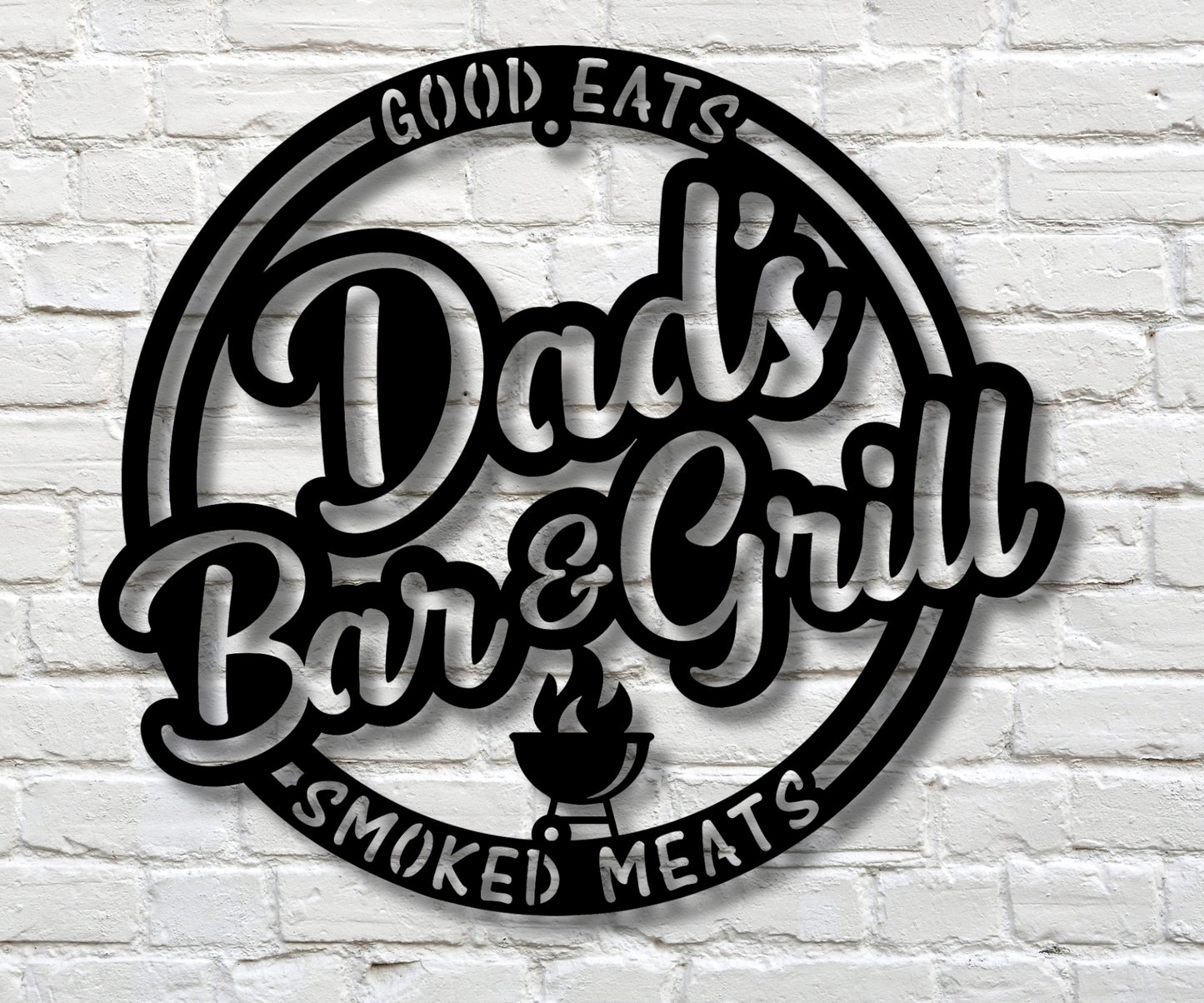 Dad's Bar and Grill Sign