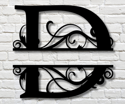 Letter "D" Monogram Sign