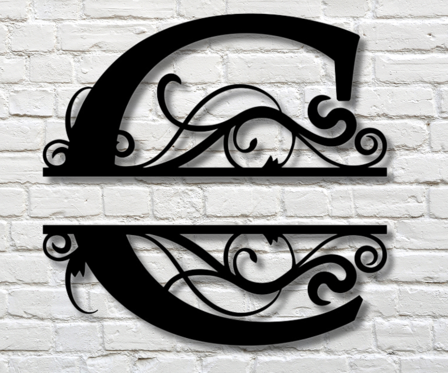 Letter "C" Monogram Sign