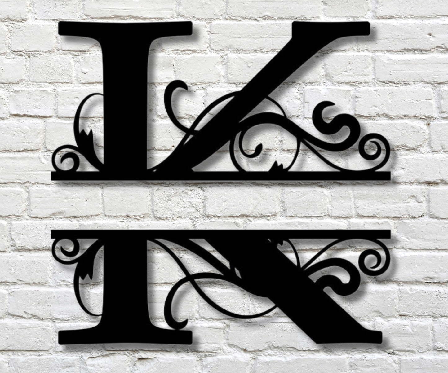 Letter "K" Monogram Sign