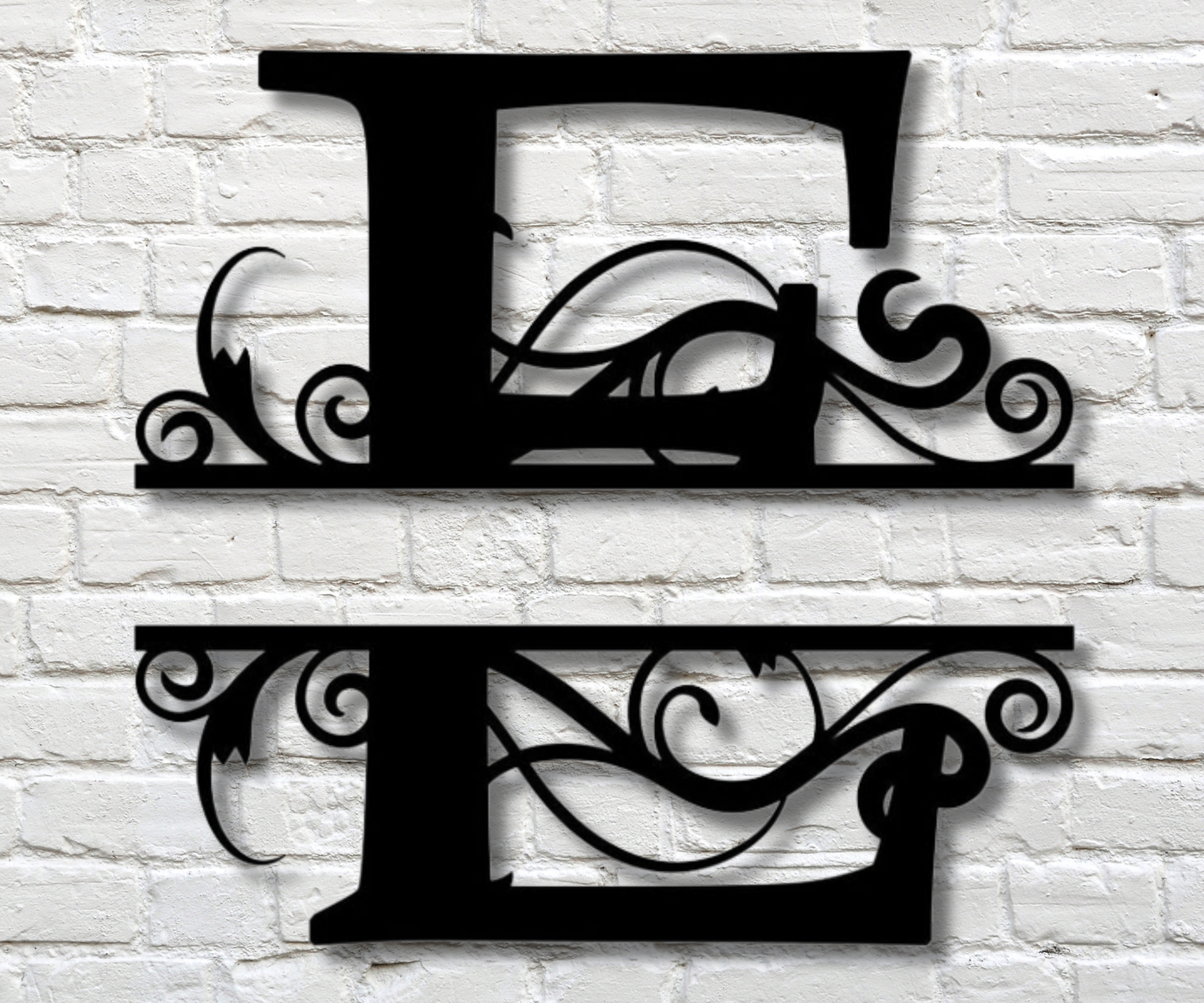 Letter "E" Monogram Sign